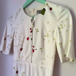 **FINAL SALE** Sportsmax Floral Womens Size 0 Dress with Zipper